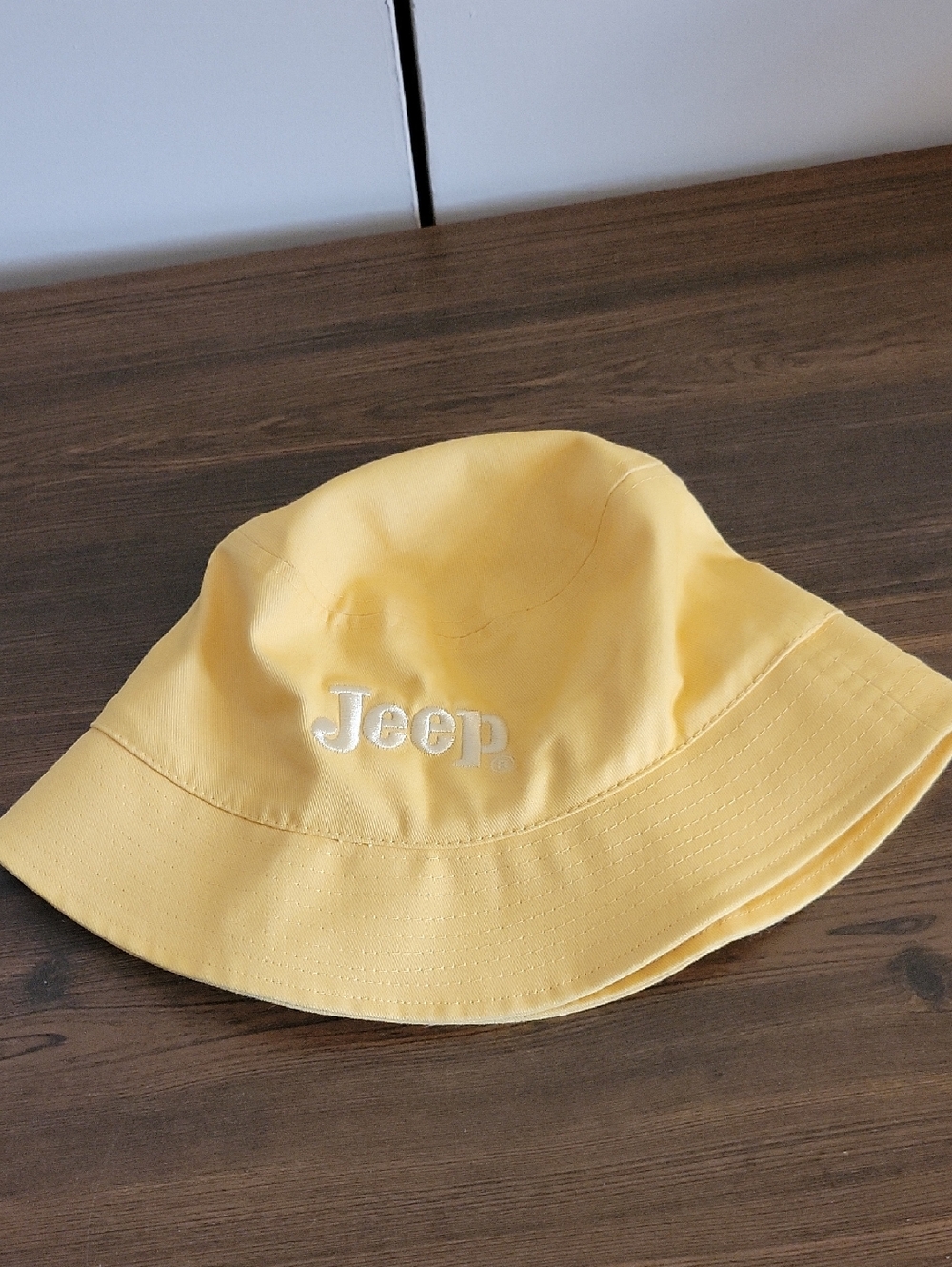 Jeep Yellow Adult's Bucket Hat with Embroidered Logo